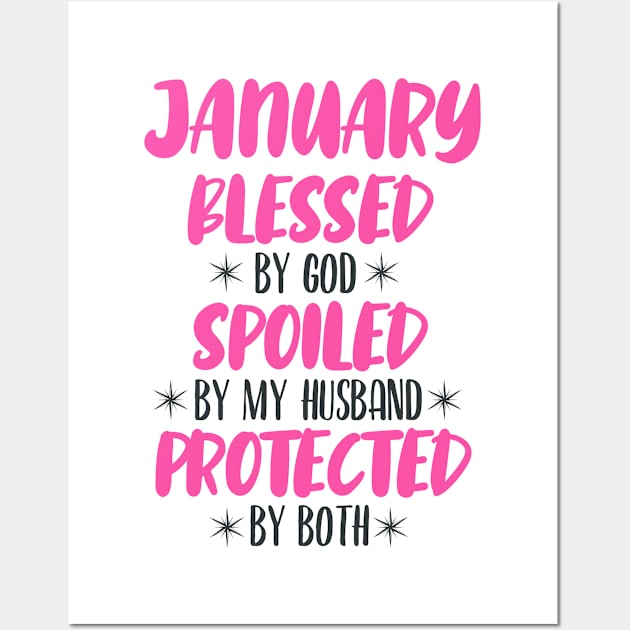 January Blessed Wall Art by PHDesigner